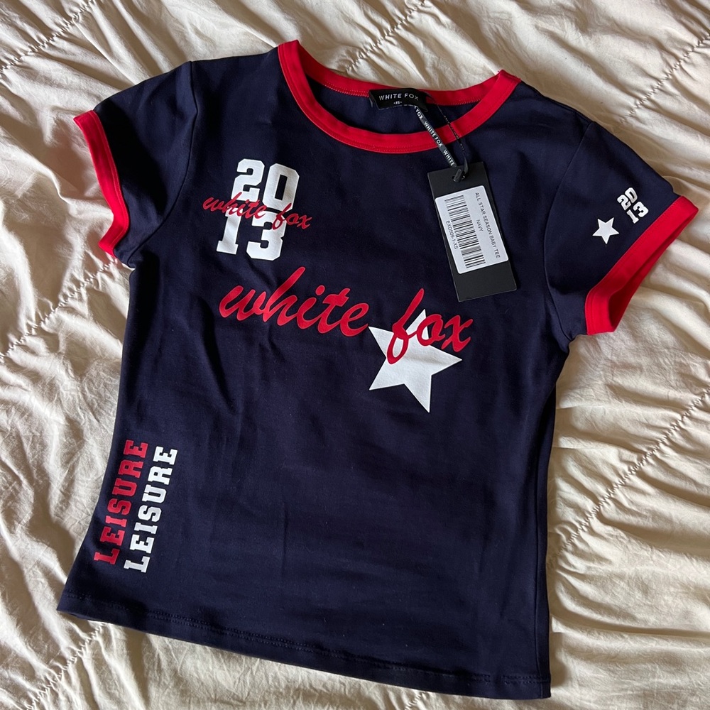 White fox all star baby tee & nakd jeans